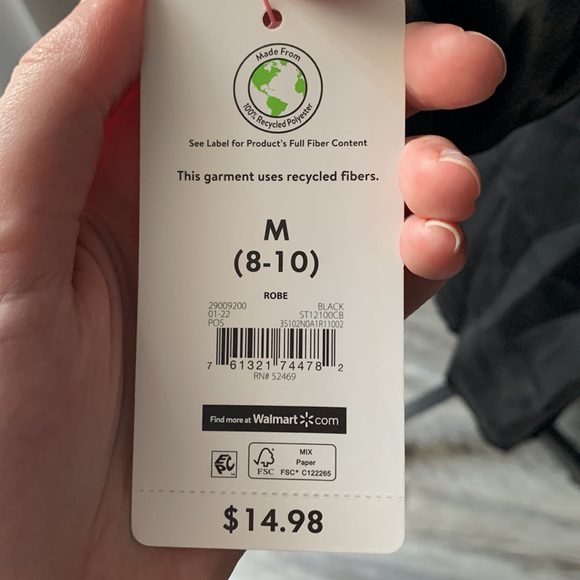 Intimate Black Robe | NWT - Picture 5 of 6